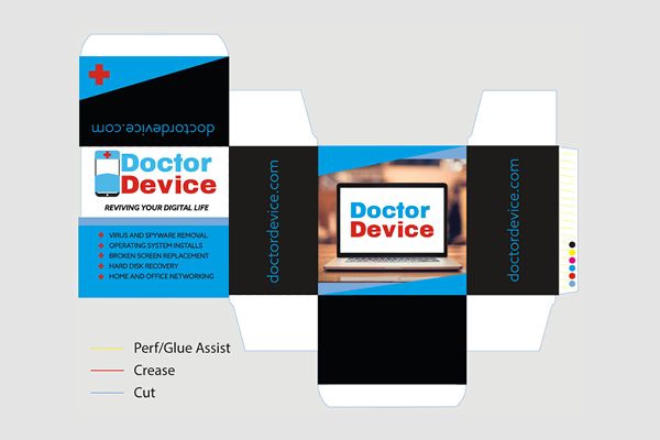 dotor device box mockup